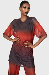 Women T-Shirts & Vests | Killstar Unreal Trance Mesh Top