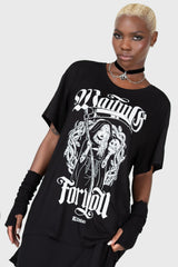 Women T-Shirts & Vests | Killstar Waiting For You Relaxed Top