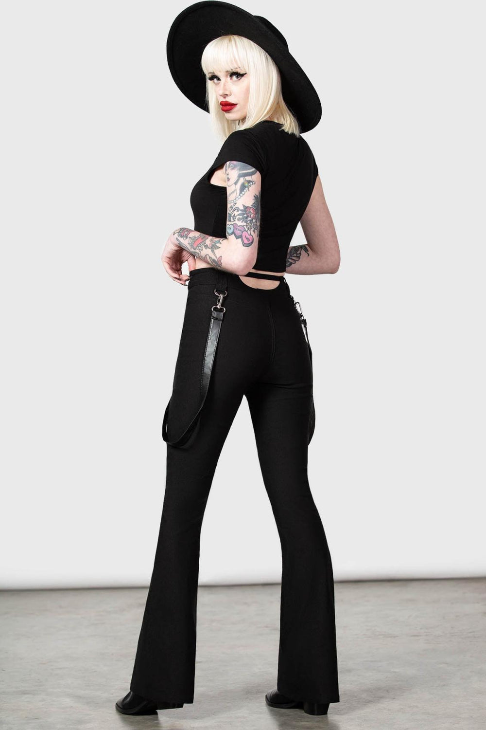 Women Trousers & Jeans | Killstar Cutout Bondage Trousers