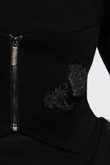 Gaia Adorned Underbust Corset Killstar
