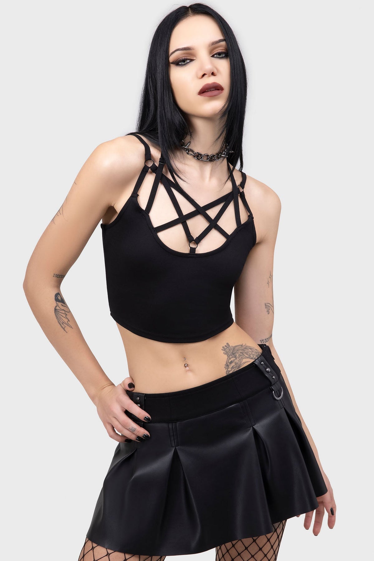 Magica Crop Top Killstar