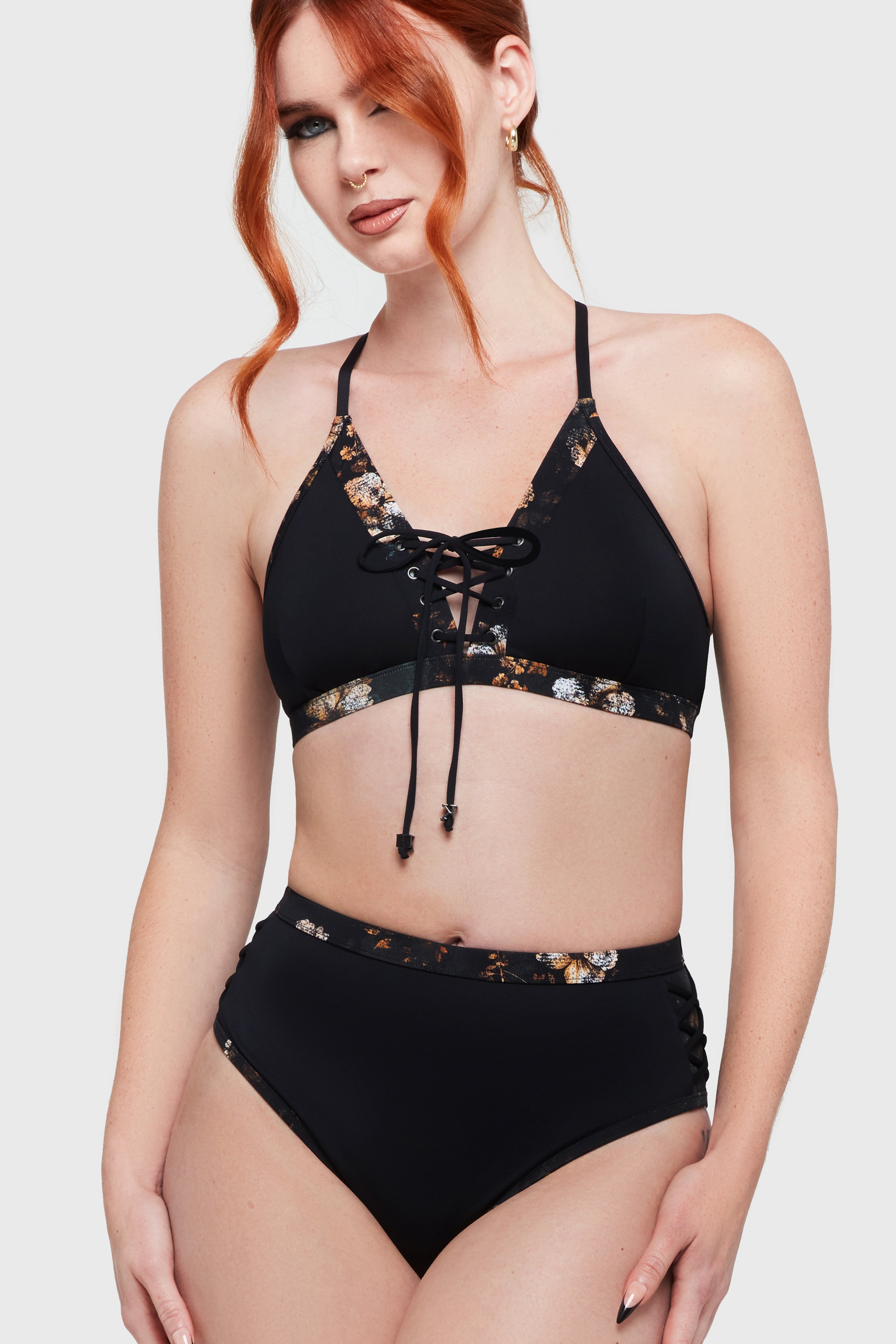 Cinder Root Bikini Top Killstar