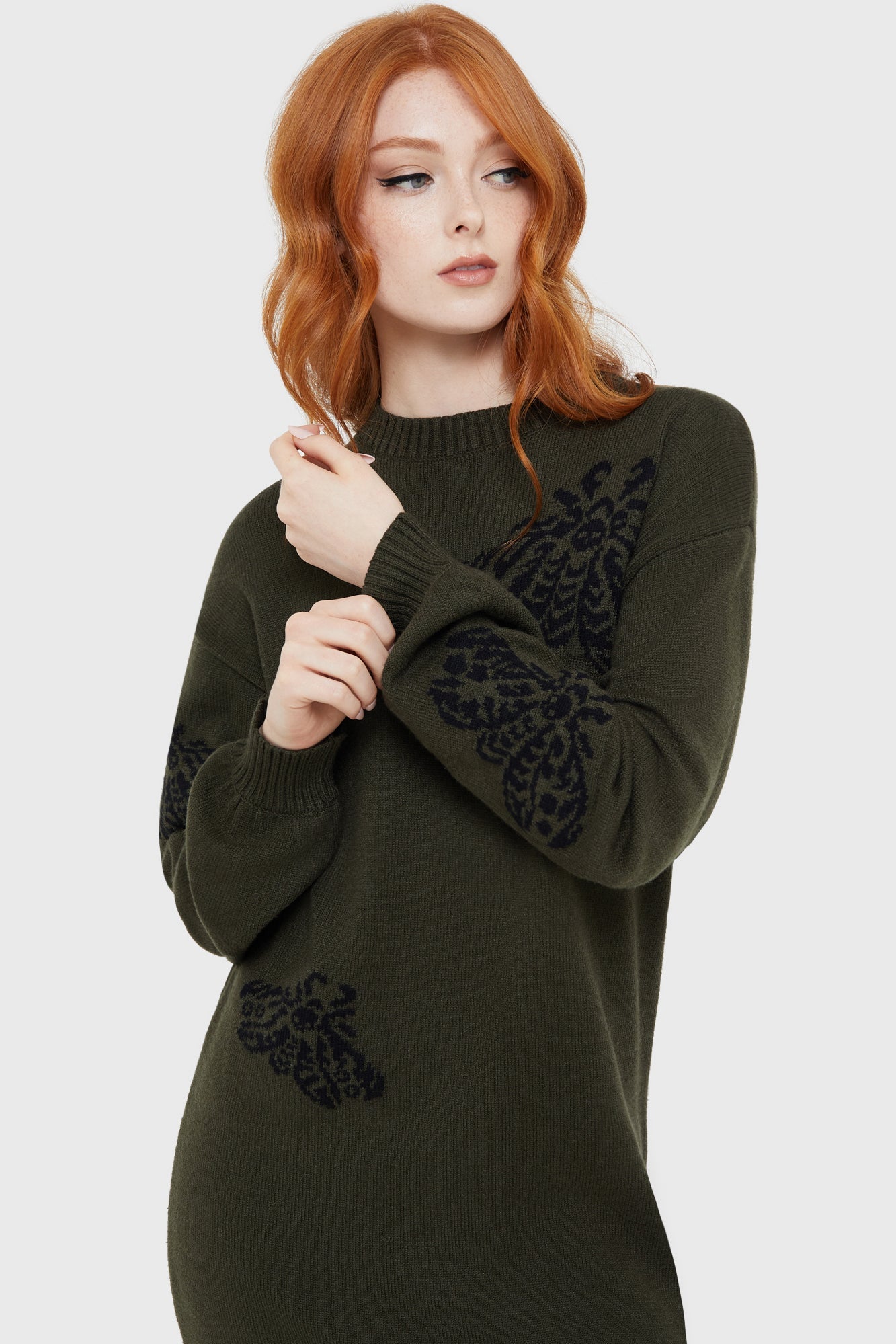 Moth Light Sweater Dress Killstar