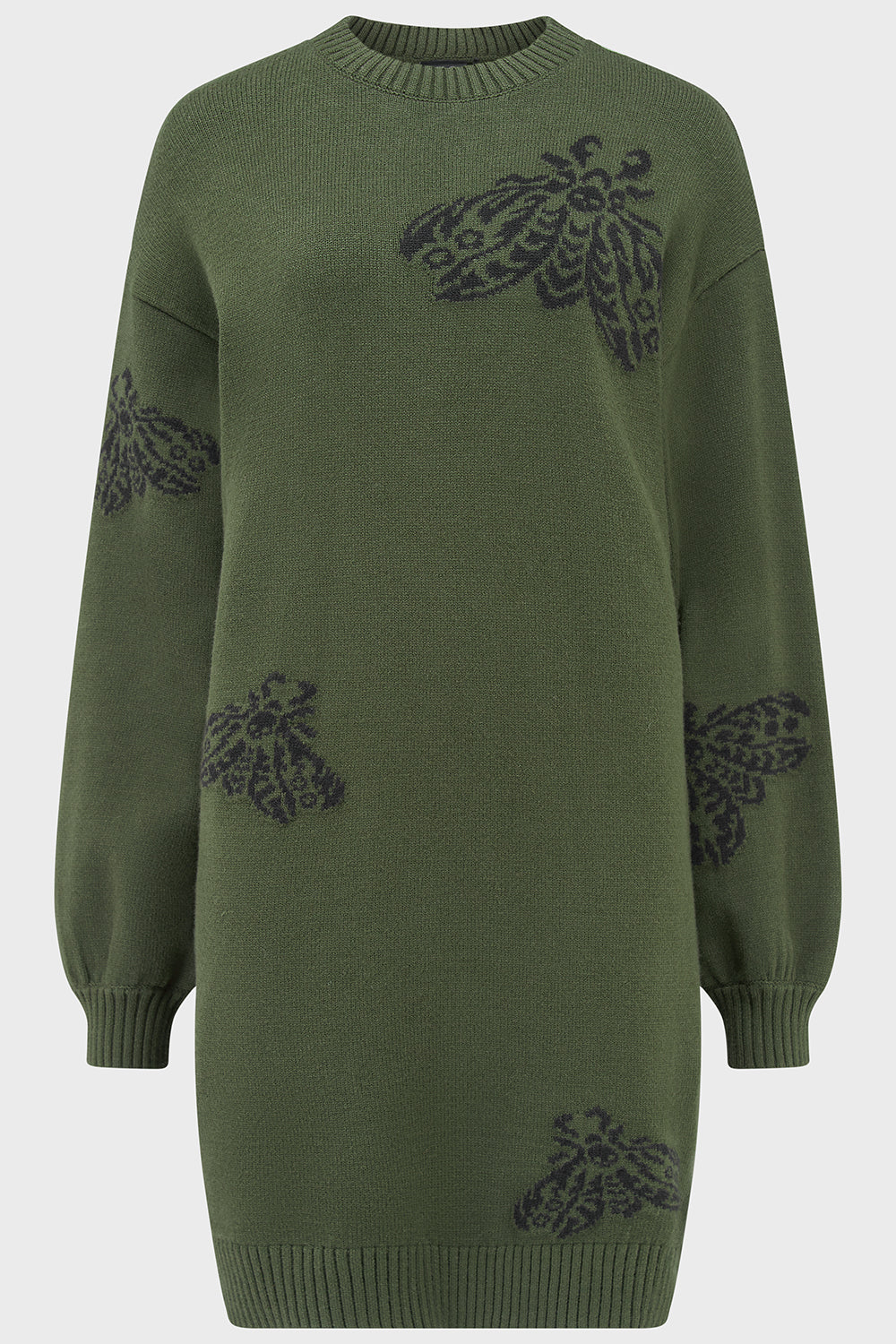 Moth Light Sweater Dress Killstar