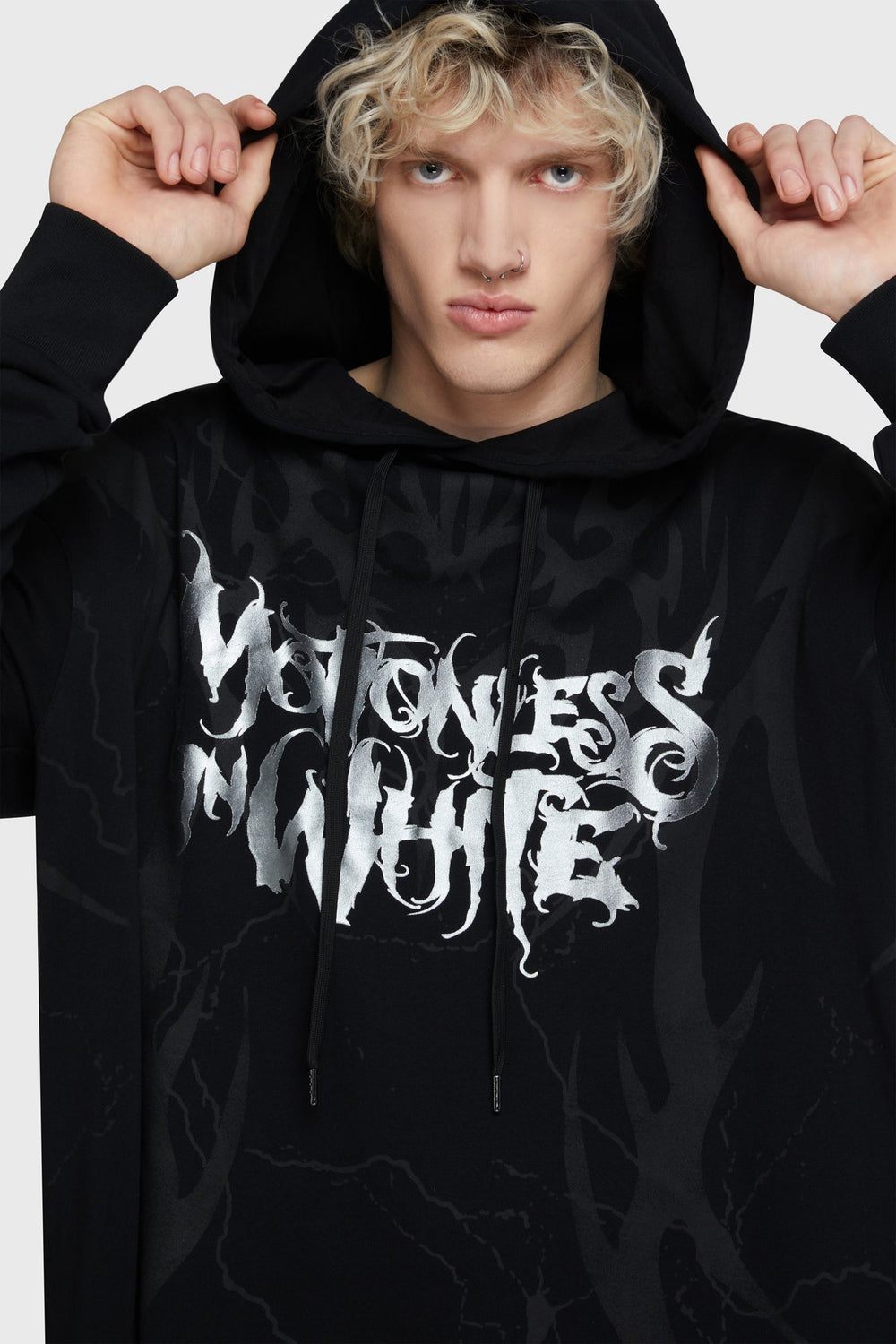 Pitch Black Evil Hooded Cloak Killstar