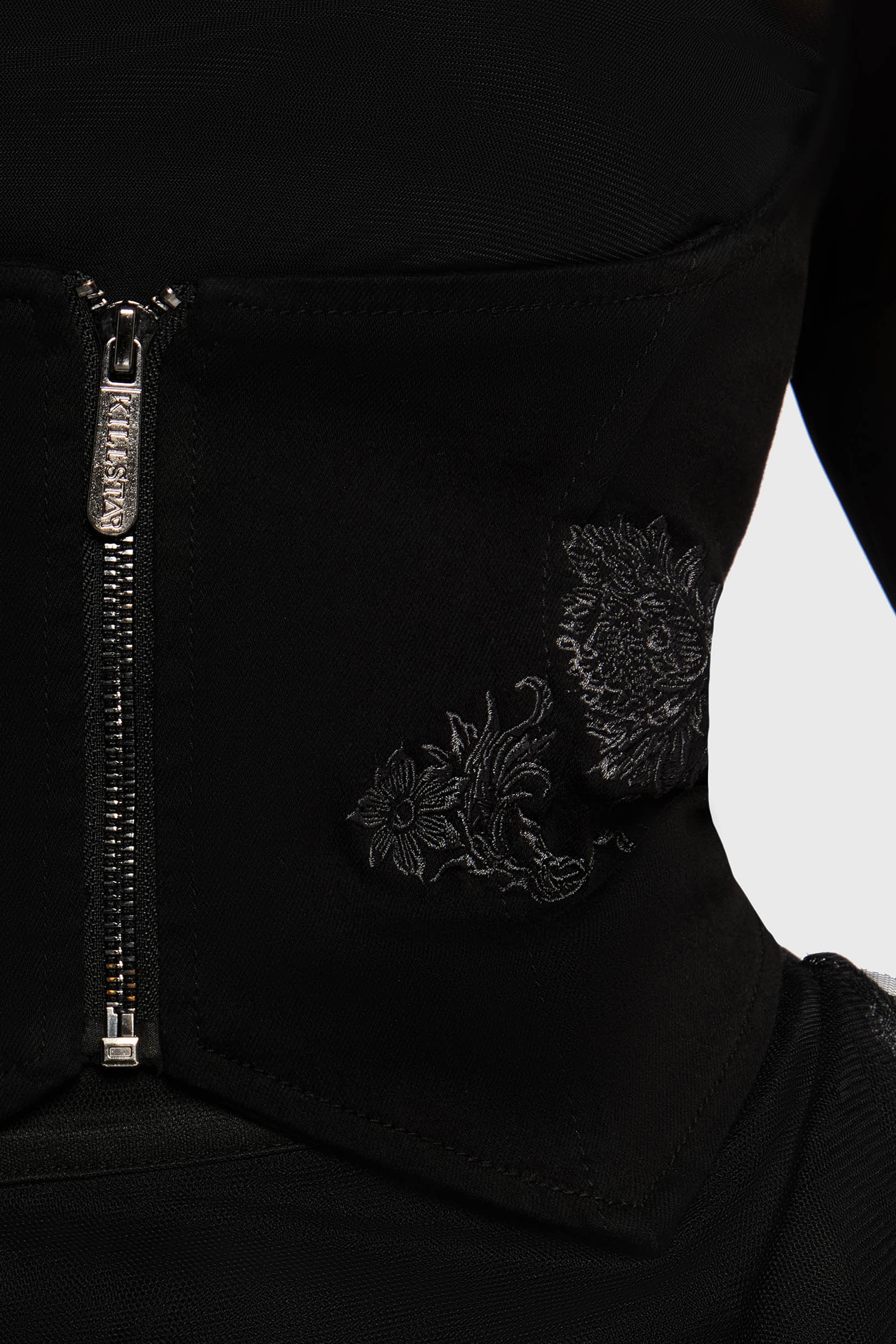 Gaia Adorned Underbust Corset Killstar