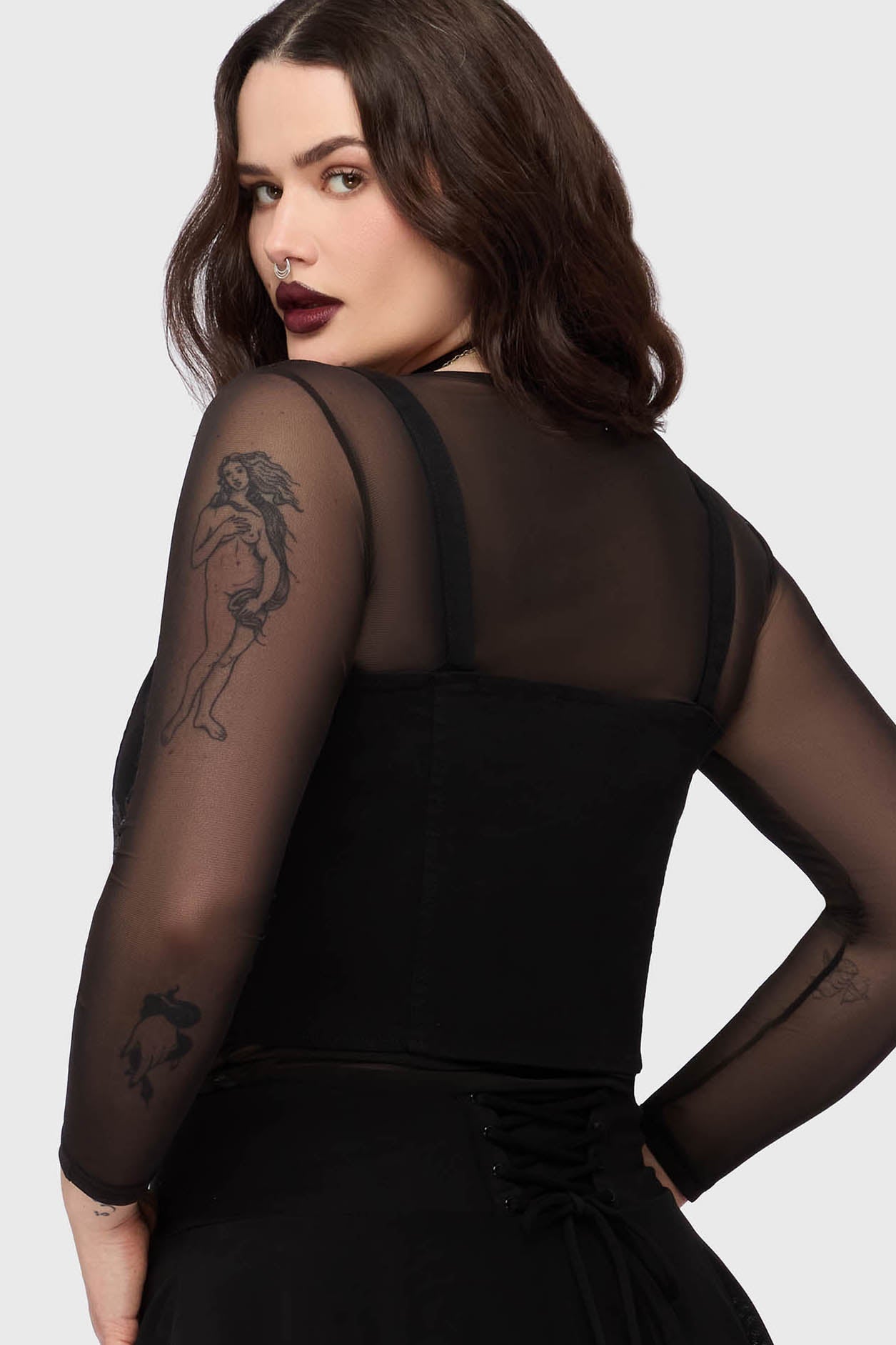 Gaia Adorned Underbust Corset Killstar