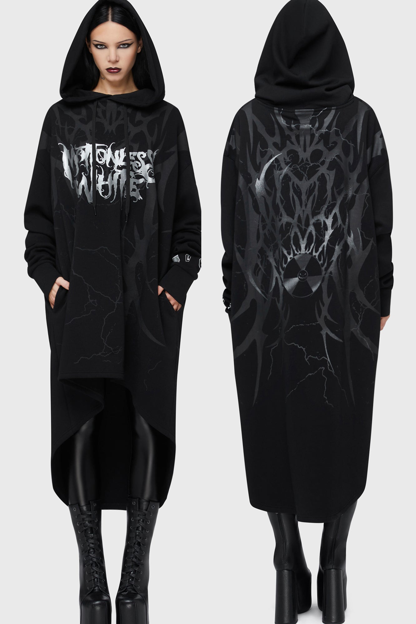 Pitch Black Evil Hooded Cloak Killstar