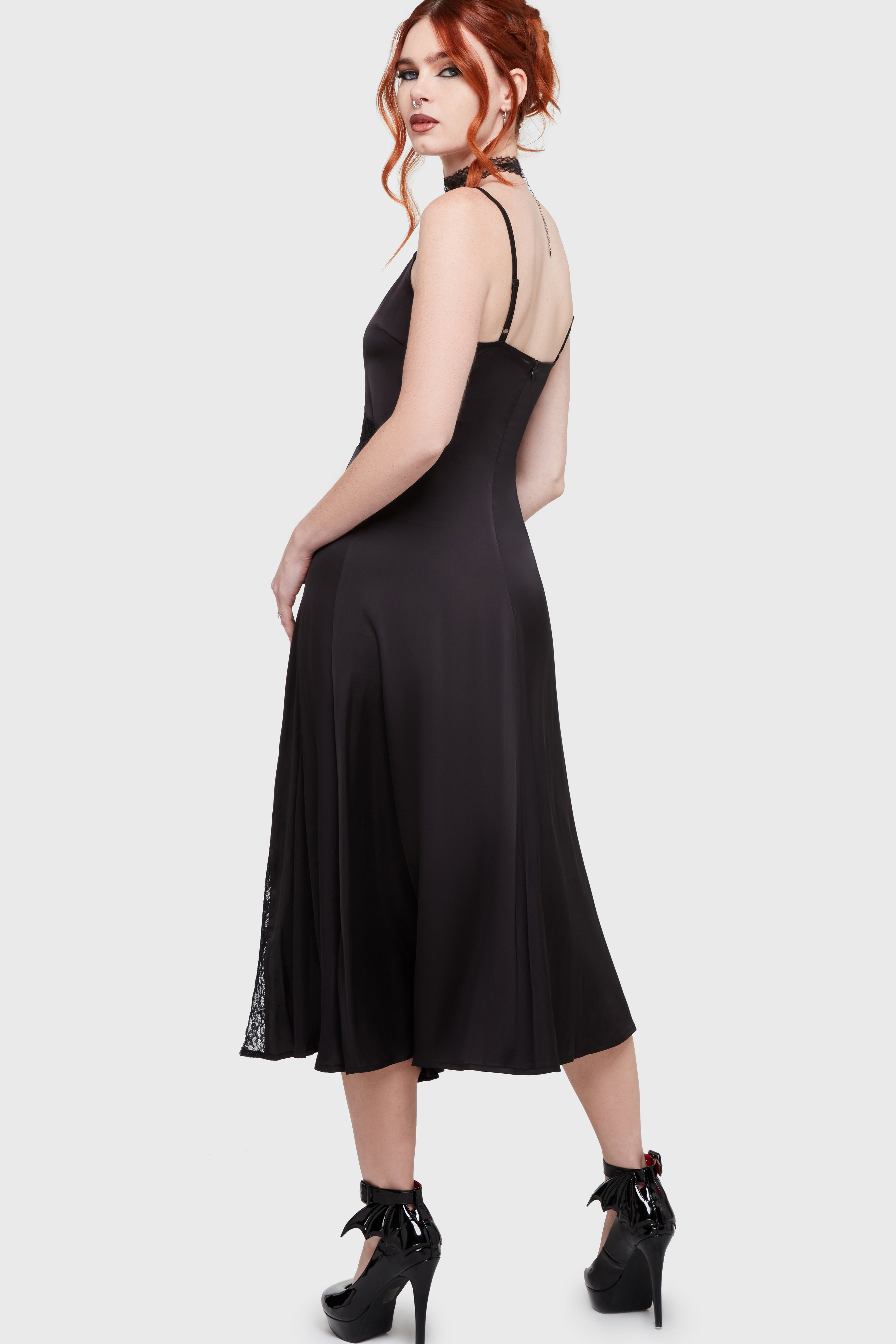 Twilight Waltz Midi Dress Killstar