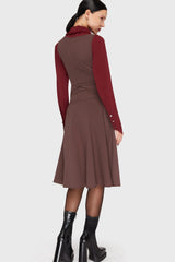 Midnight Gaze Midi Skirt Killstar