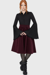 Violet's Ballad Midi Skirt [Mauve] Killstar