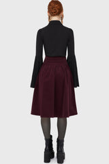 Violet's Ballad Midi Skirt [Mauve] Killstar