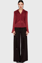 Evermore Eclipse Shirt [Burgundy] Killstar