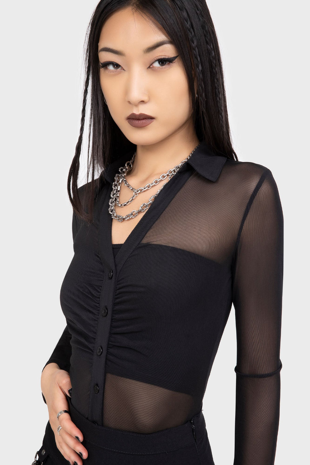 After The After Mesh Shirt Killstar