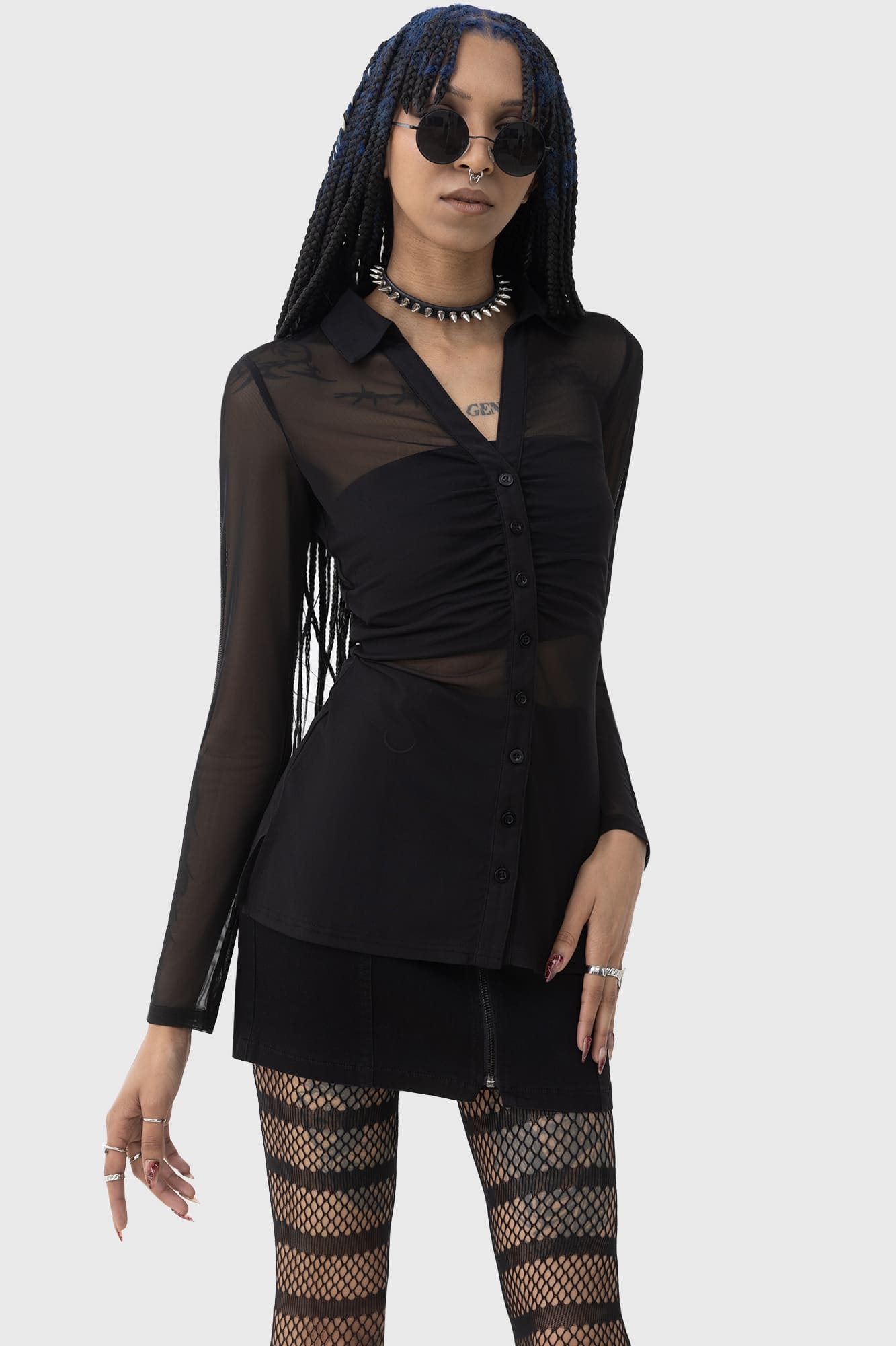 After The After Mesh Shirt Killstar