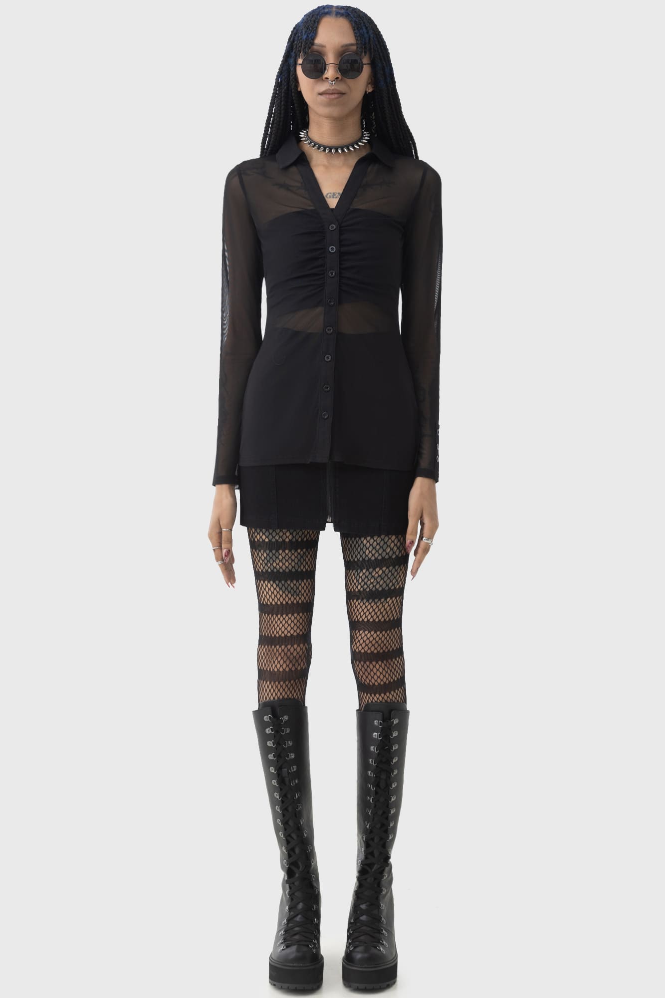 After The After Mesh Shirt Killstar