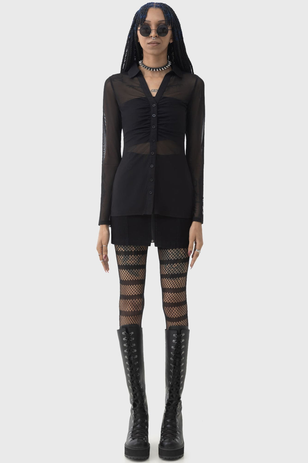 After The After Mesh Shirt Killstar