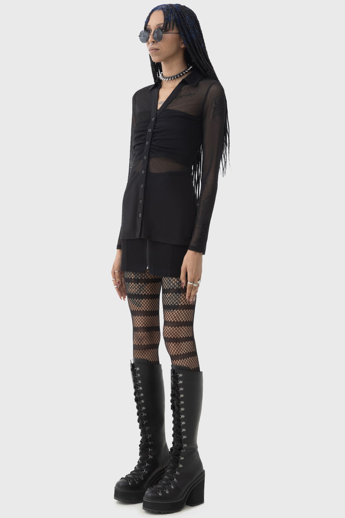 After The After Mesh Shirt Killstar