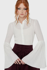 Alexandra's Mournng Shirt [White] Killstar