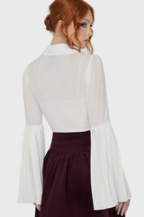Alexandra's Mournng Shirt [White] Killstar