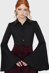 Alexandra's Mournng Shirt [Black] Killstar