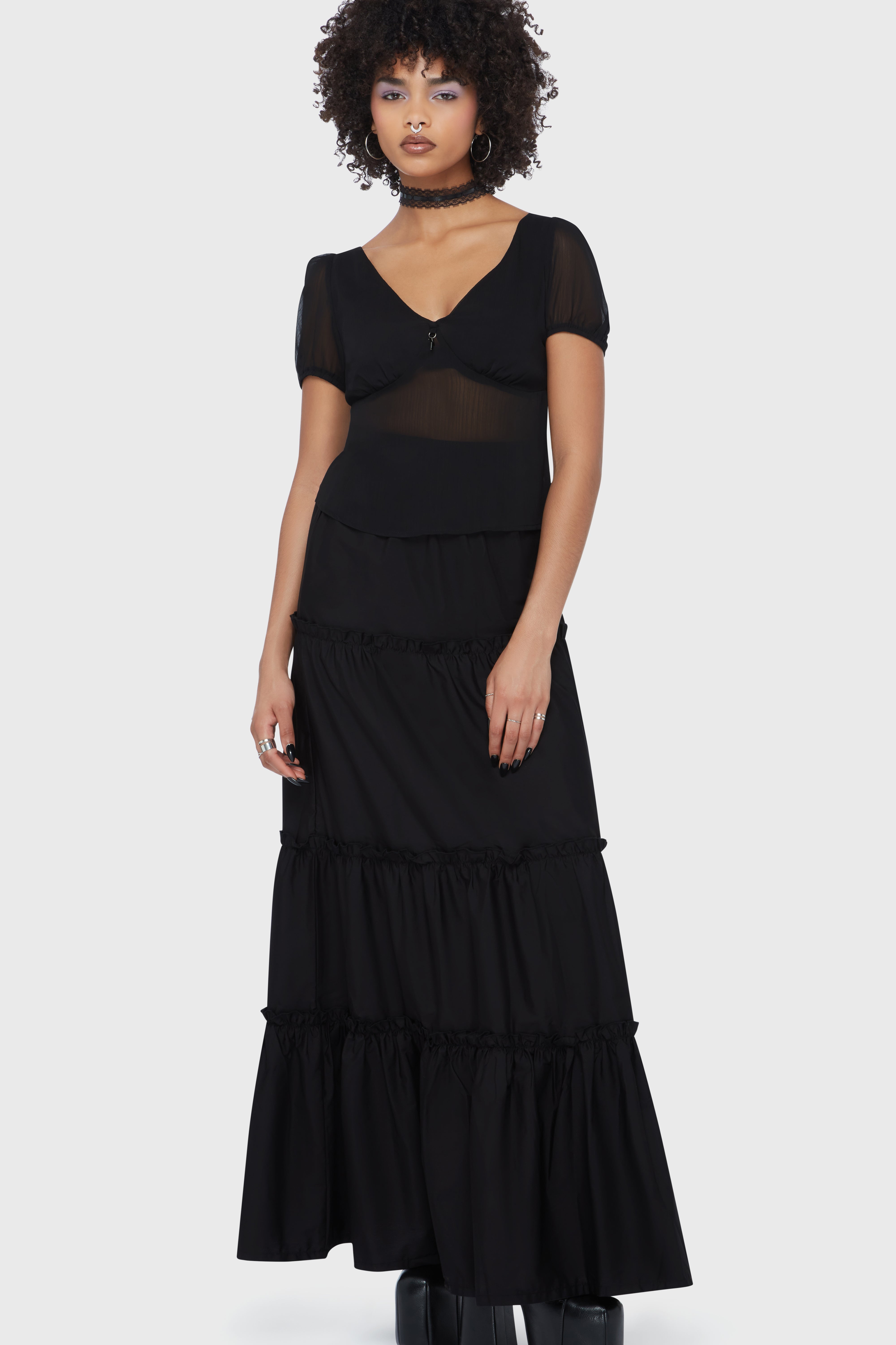 Fawnlight Top [Black] Killstar