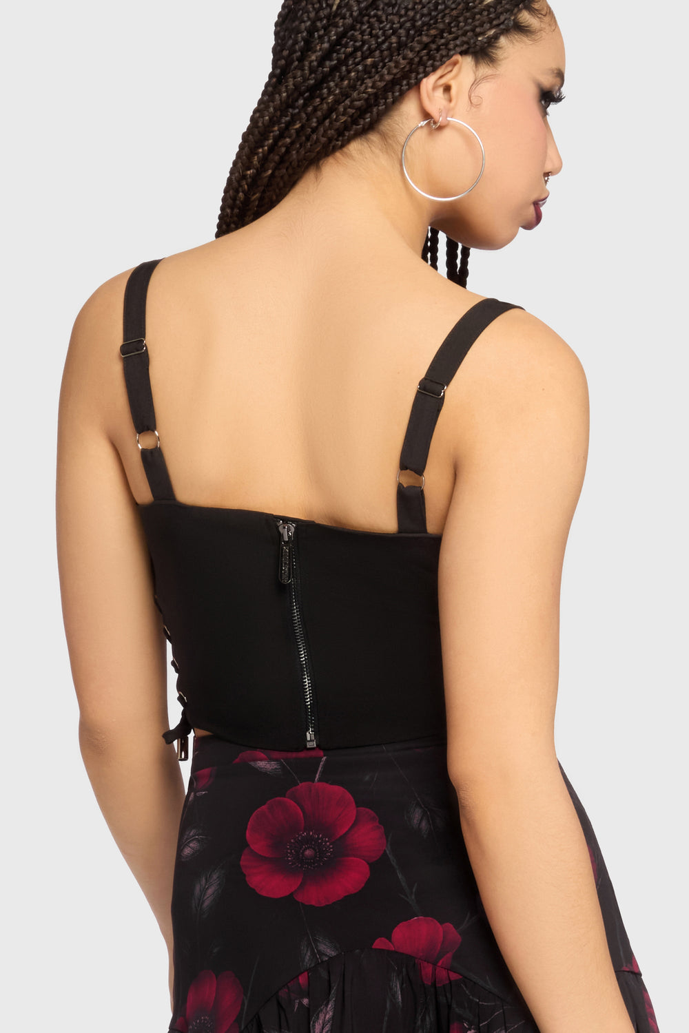 Fawnelle Lace Up Corset Top Killstar