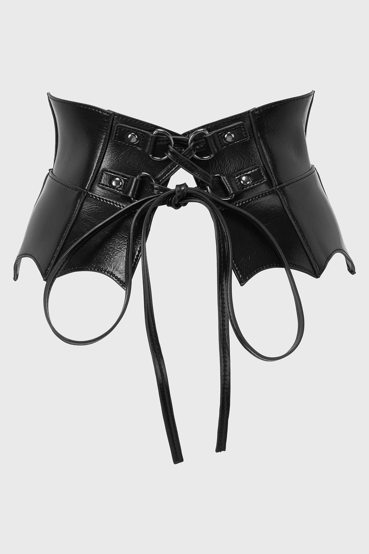 Wetland Bat Peplum Corset Killstar