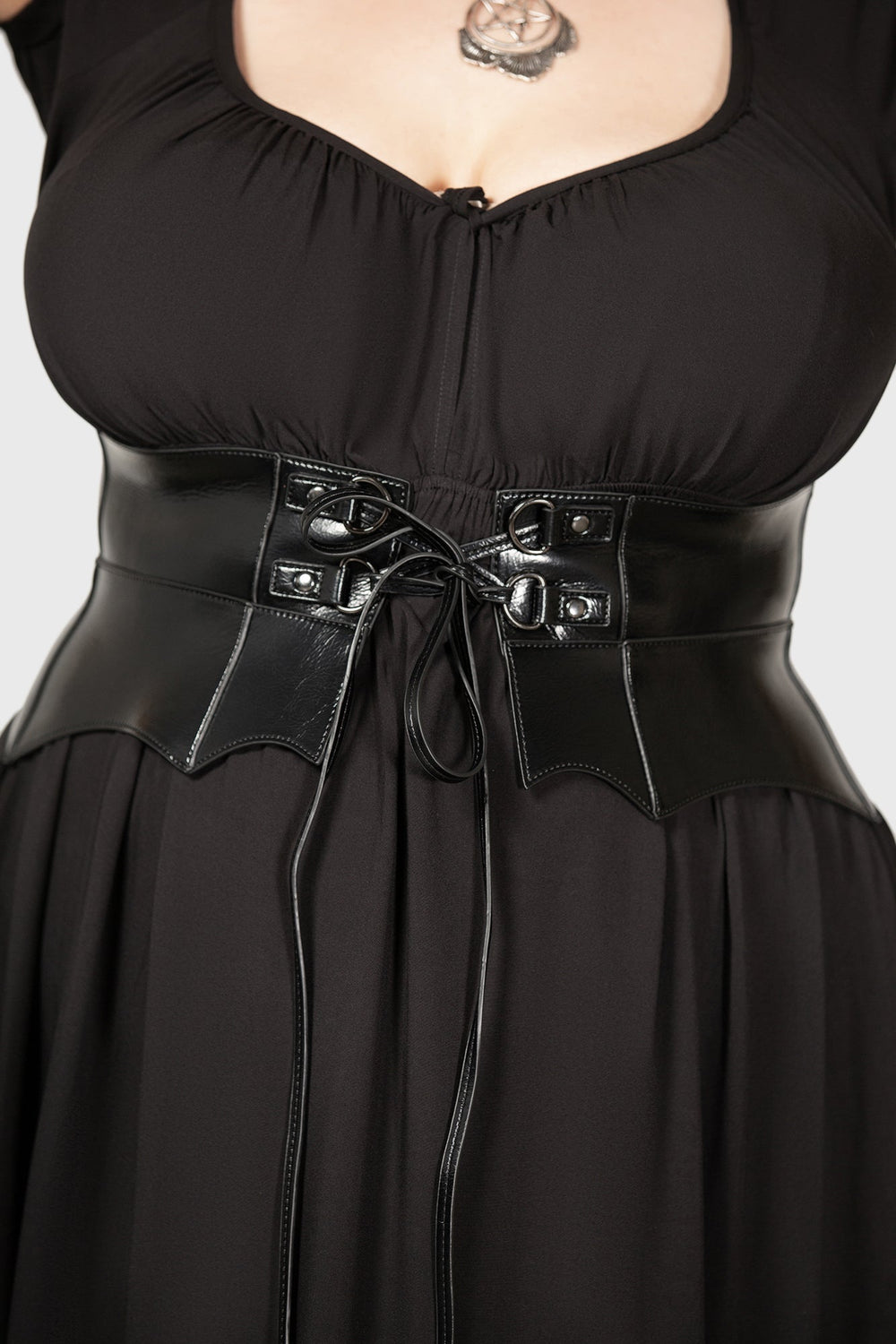 Wetland Bat Peplum Corset Killstar