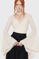 Fatal Attraction Bodysuit [IVORY] Killstar