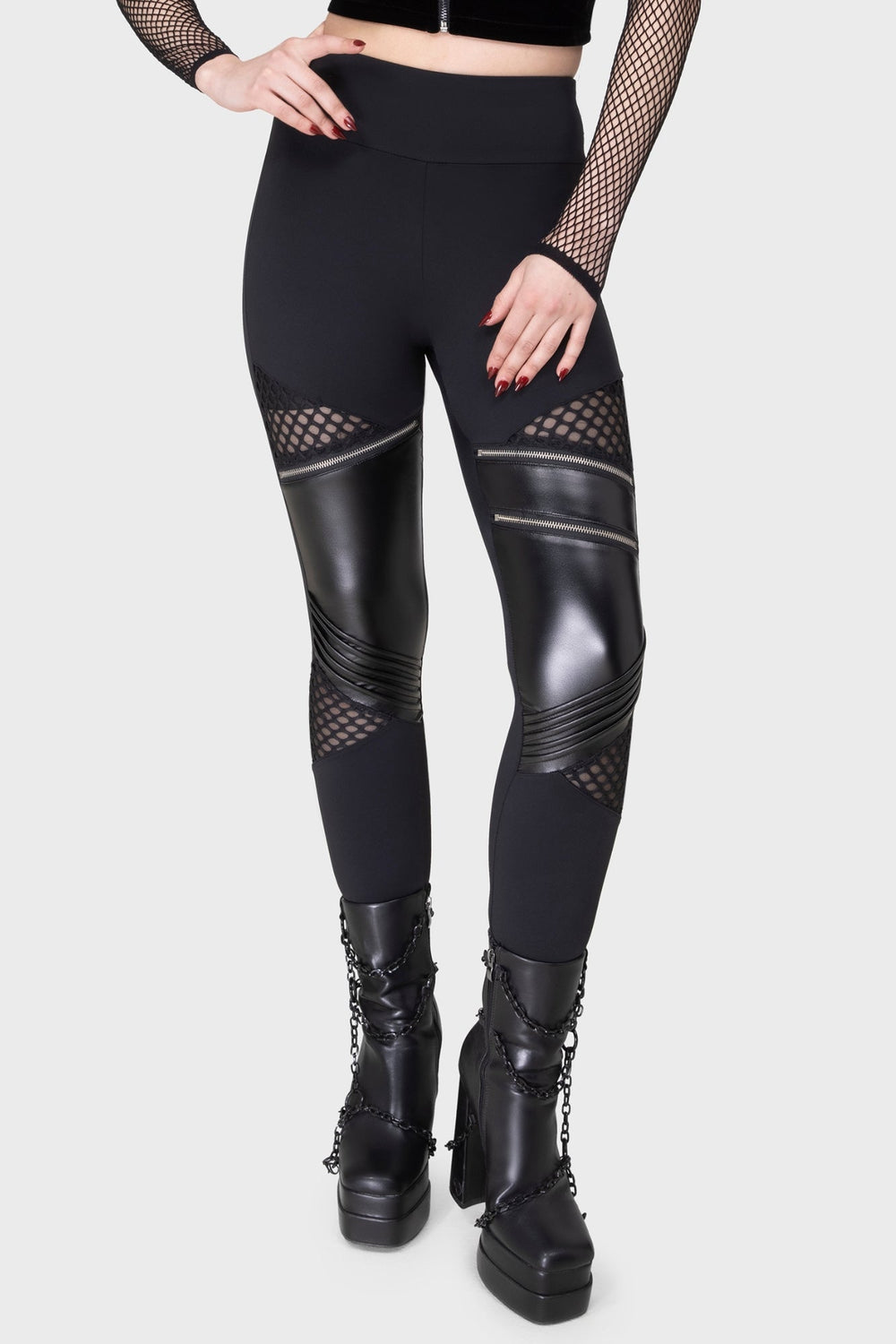 Neo Noir Leggings Killstar