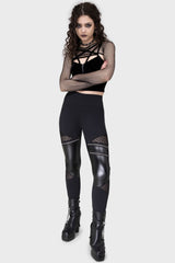 Neo Noir Leggings Killstar