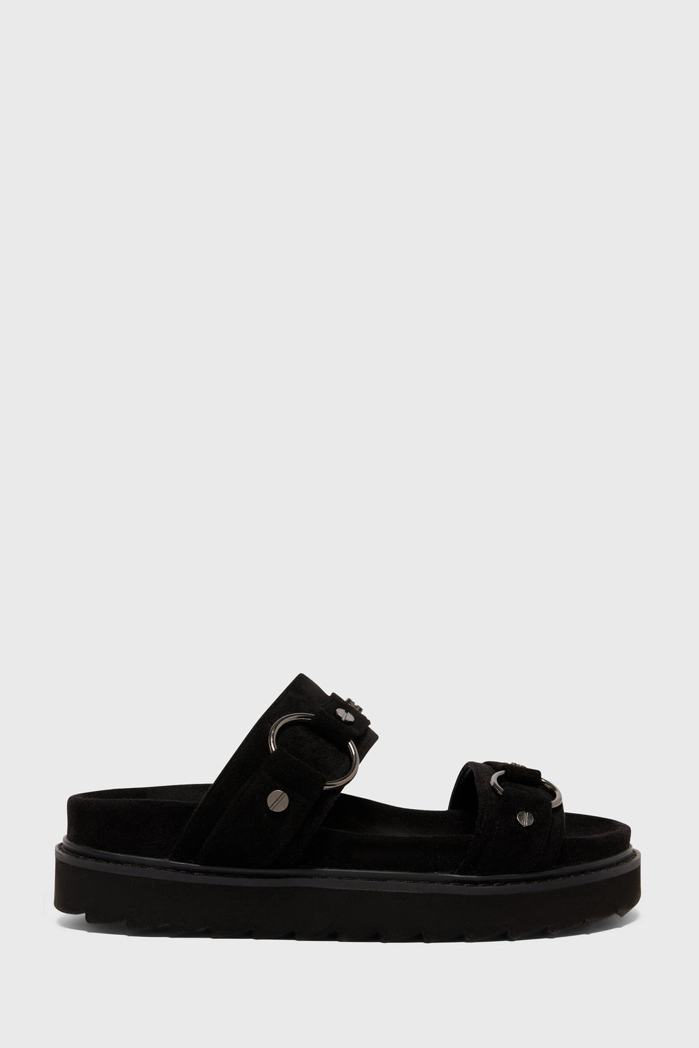 Obsidian Night Flat Sandal Killstar