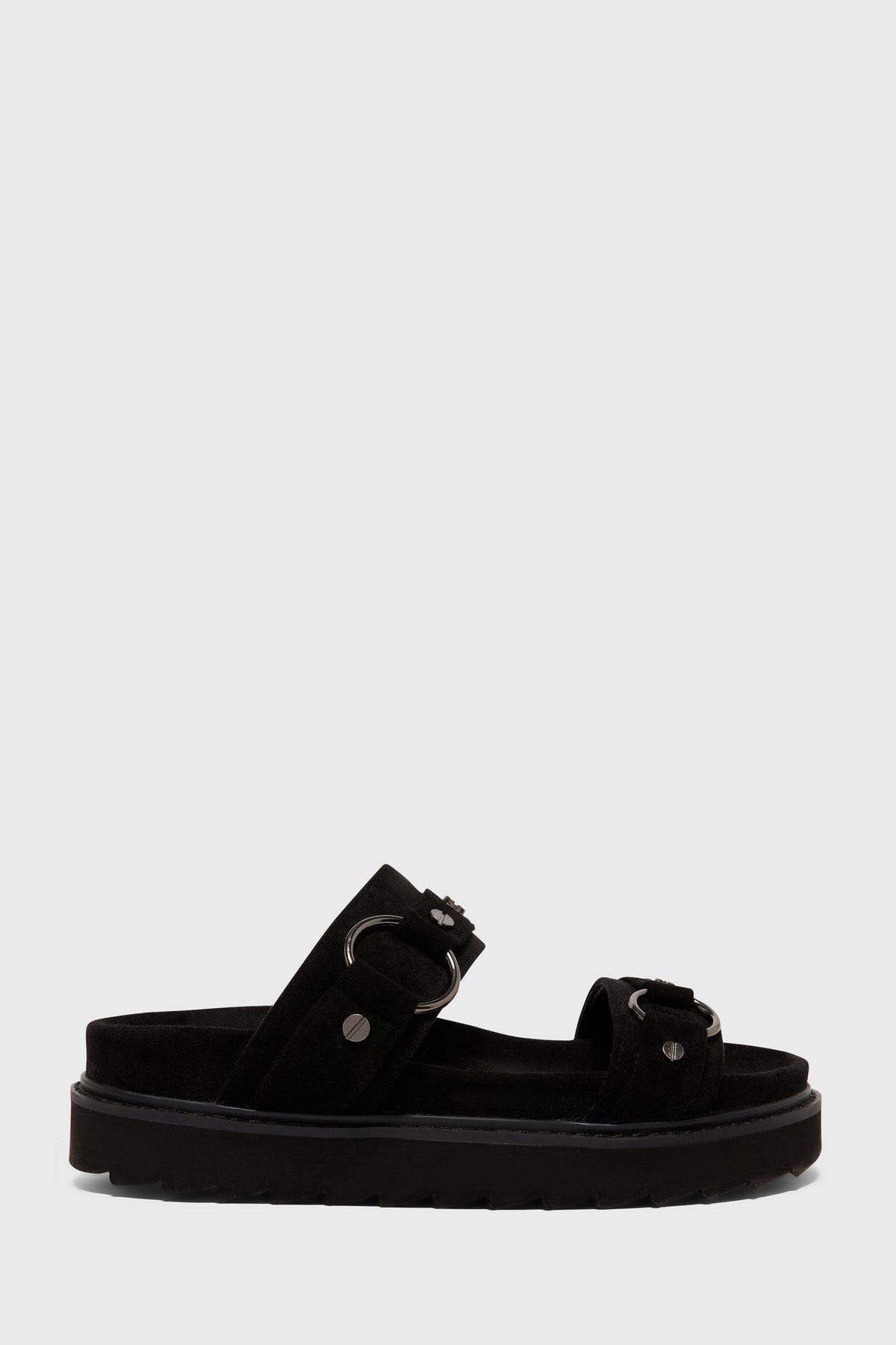 Obsidian Night Flat Sandal Killstar