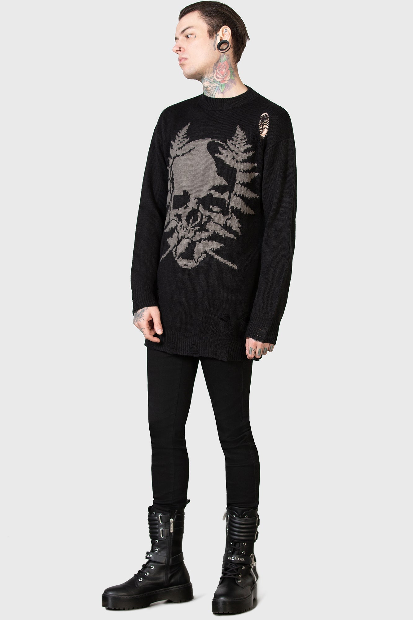 Cause Fear Knit Sweater Killstar