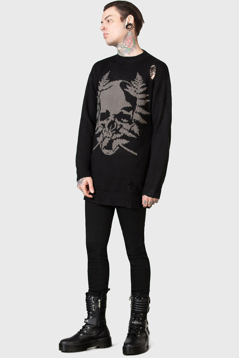 Cause Fear Knit Sweater Killstar