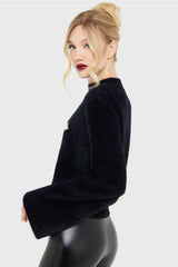 Dead Romantic Sweater [BLACK/WHITE] Killstar