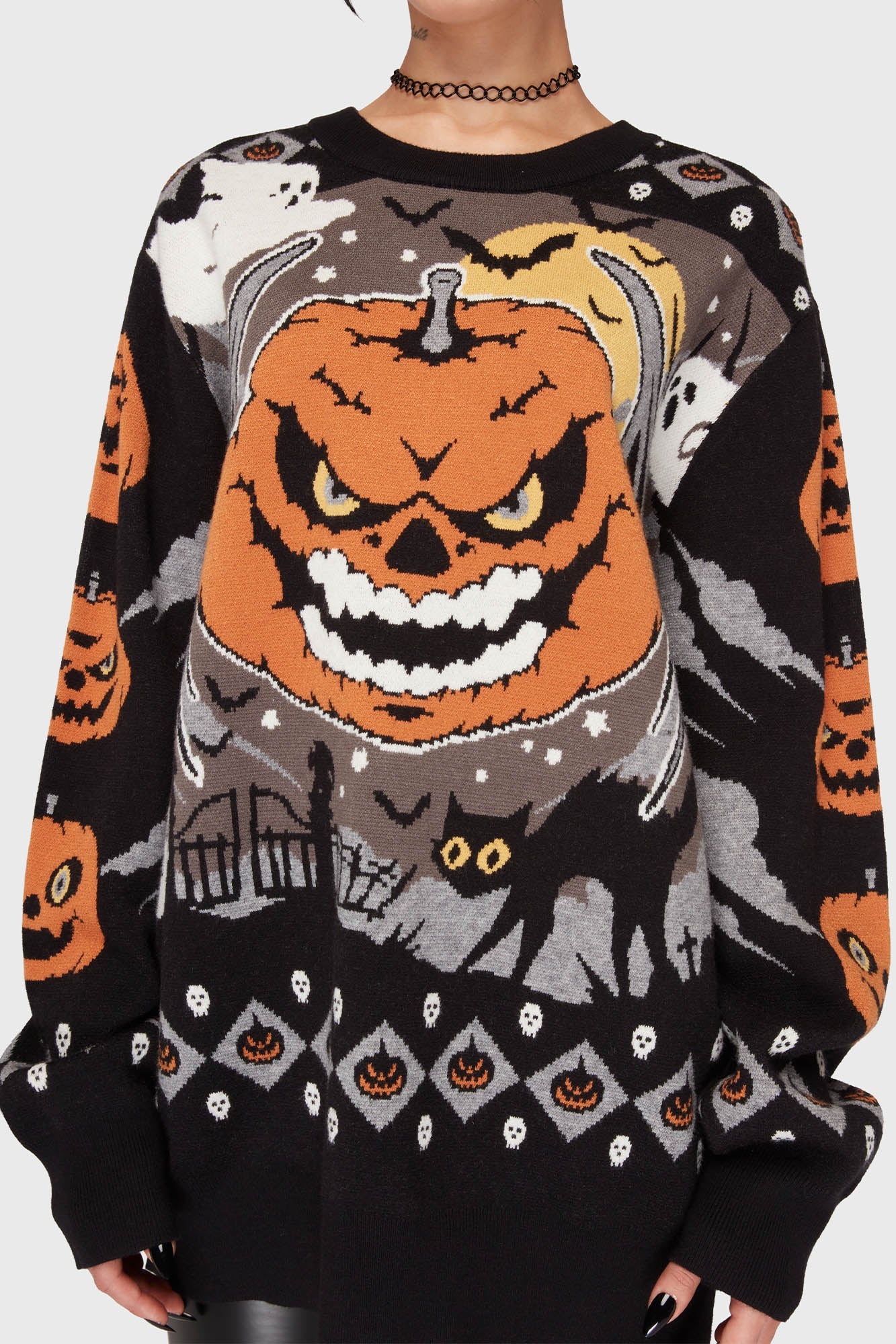 Halloween Forever Sweater Killstar