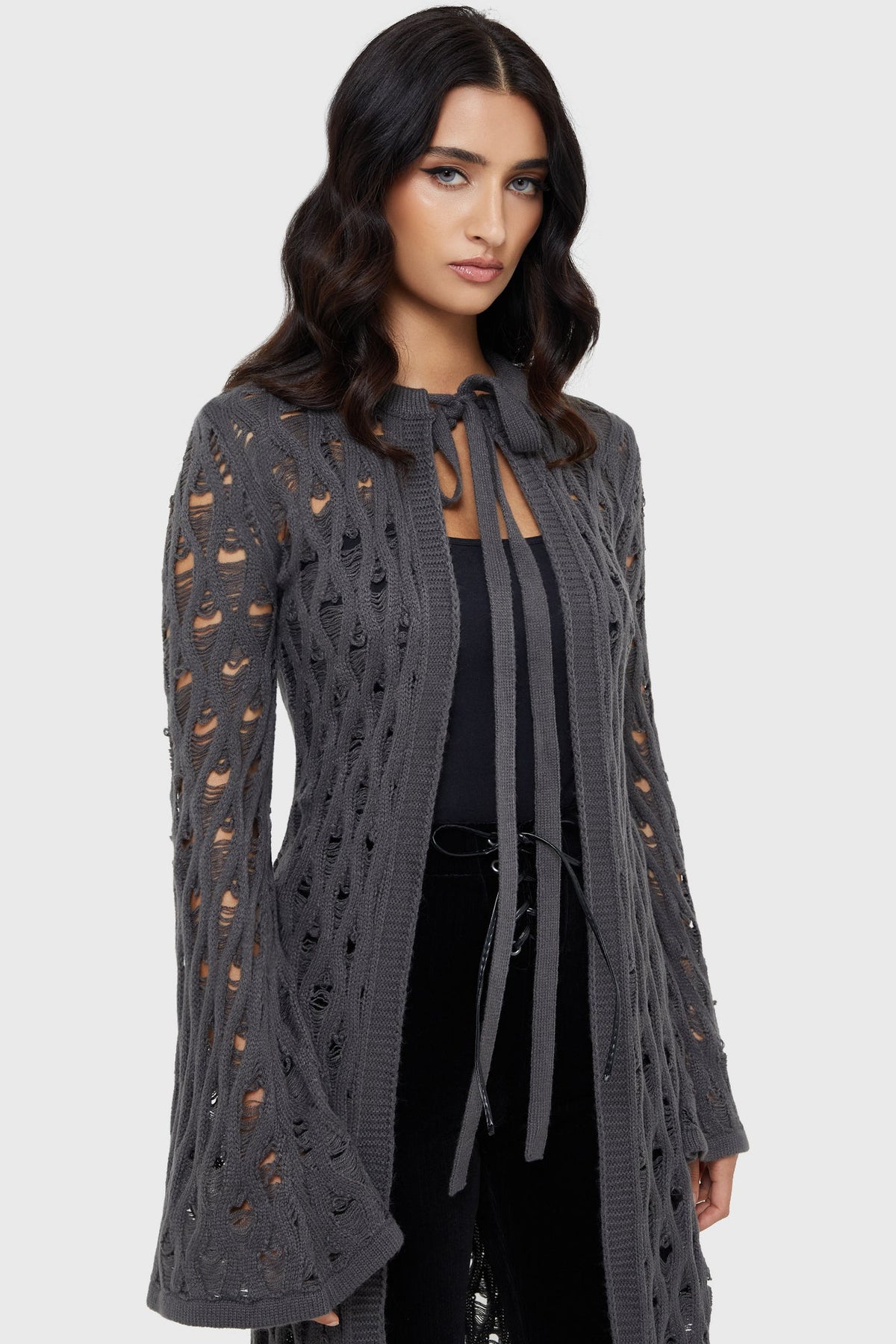 Nymeria Cardigan [GREY] Killstar
