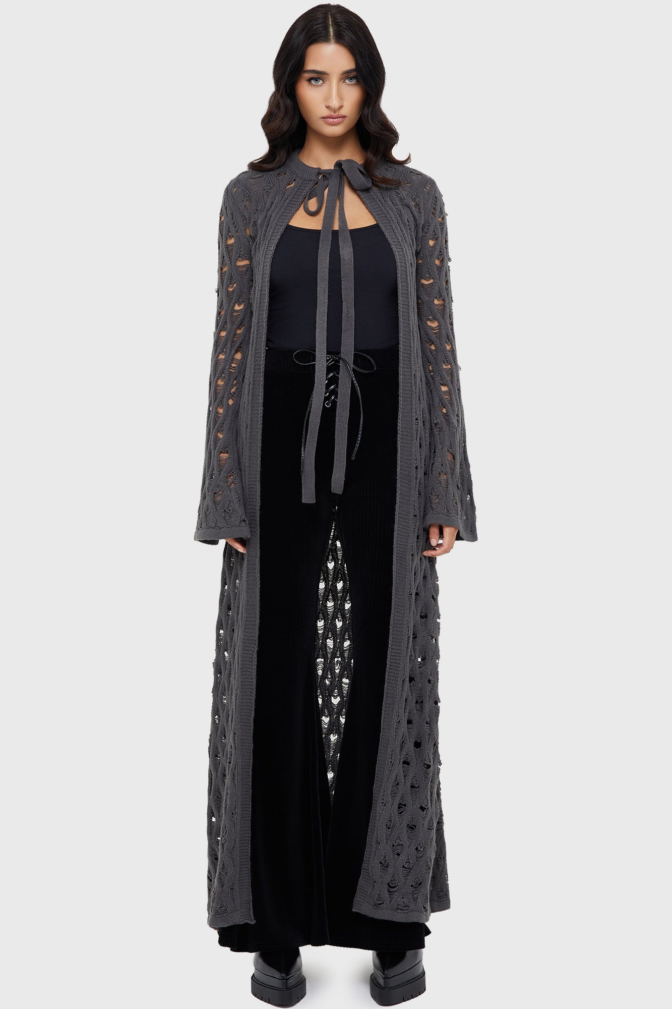 Nymeria Cardigan [GREY] Killstar