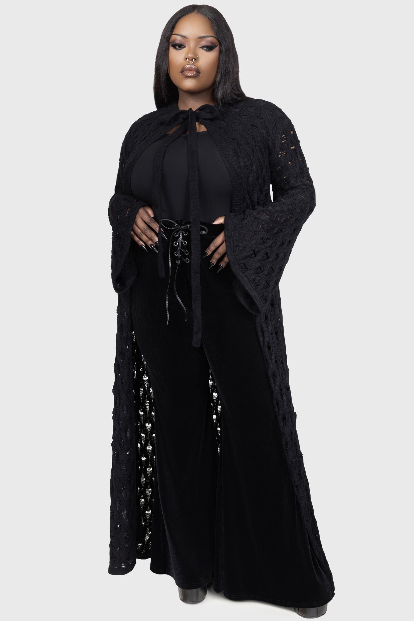 Nymeria Cardigan [BLACK] Killstar