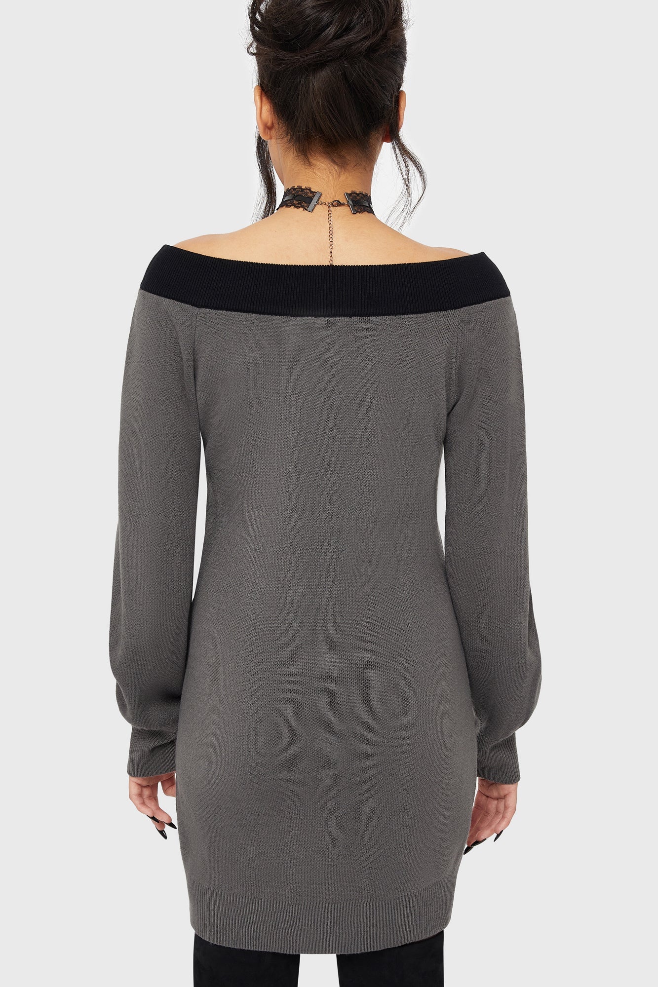 Skullcap Sweater Dress Killstar