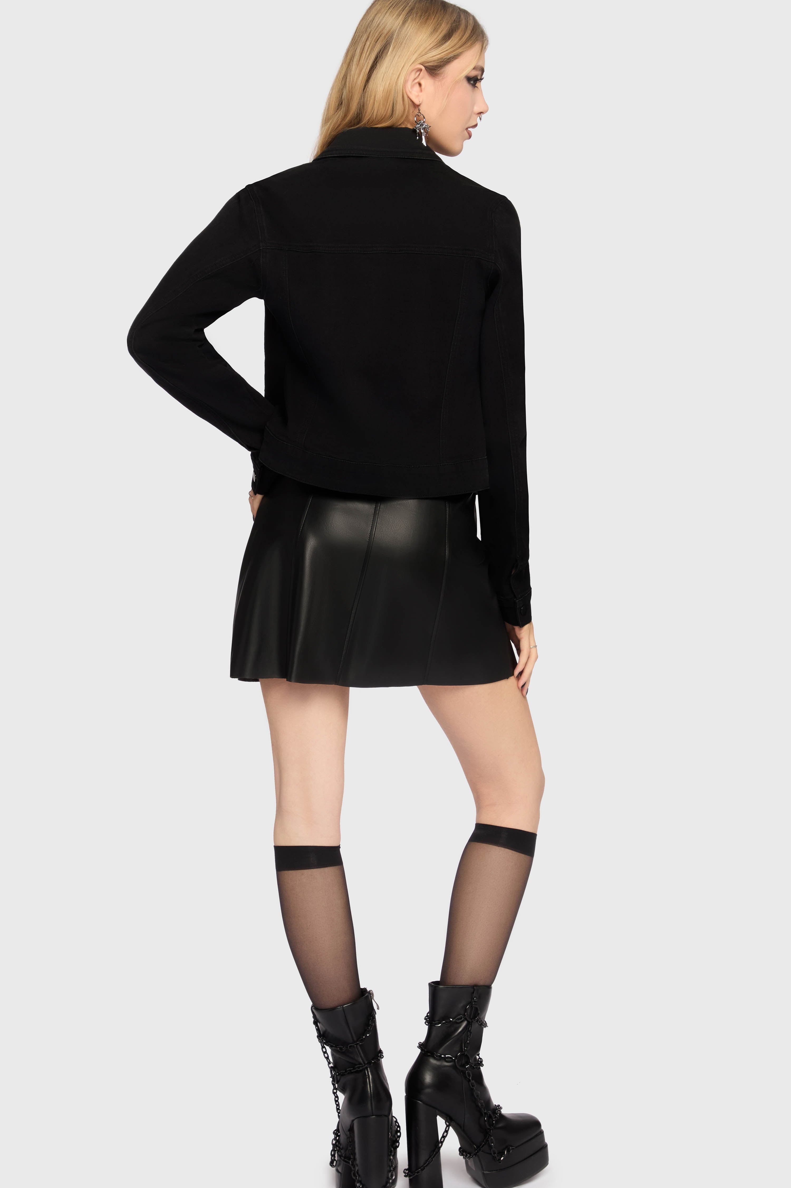 Gaia Adorned Embroidered Jacket Killstar