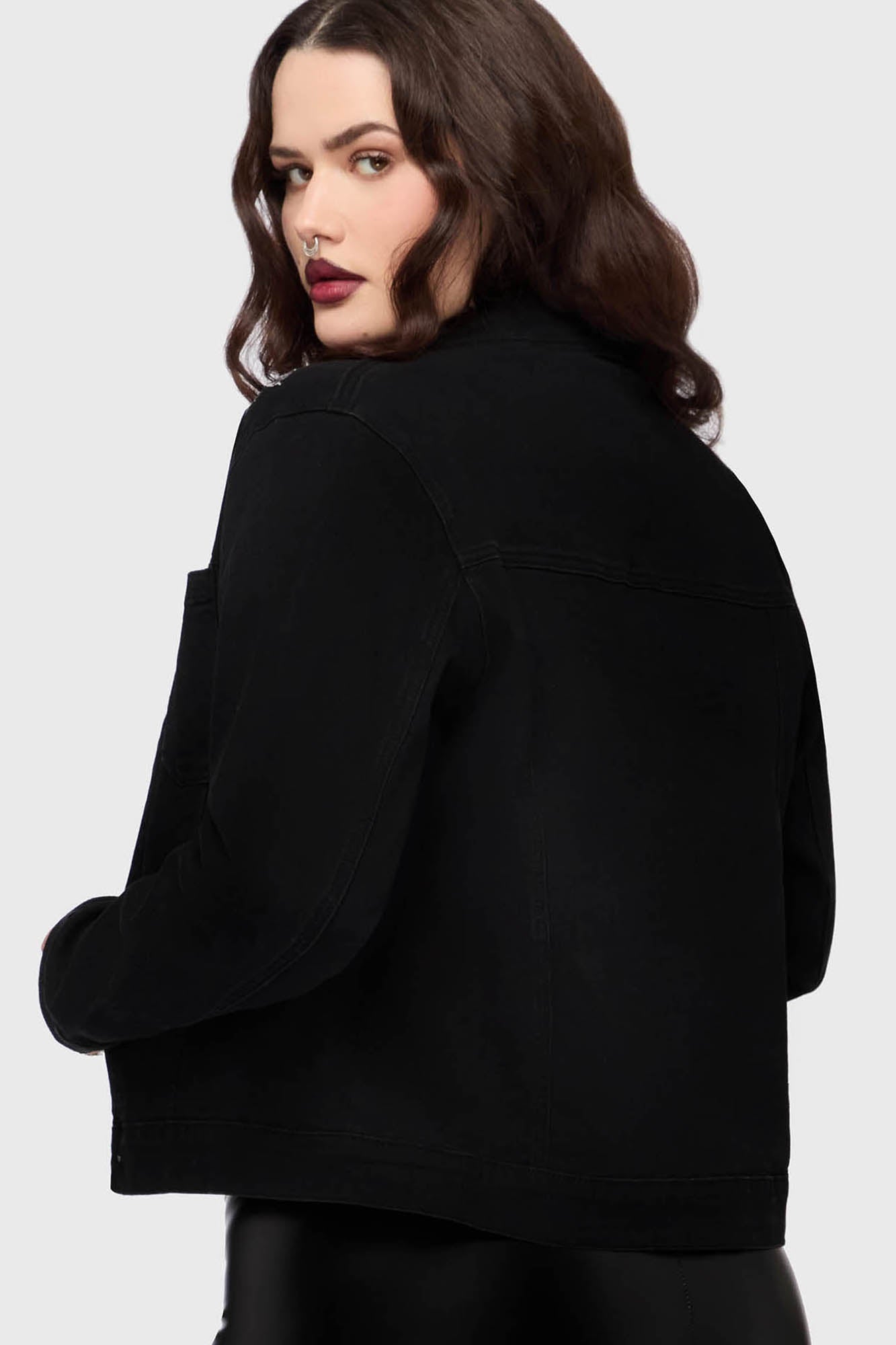 Gaia Adorned Embroidered Jacket Killstar