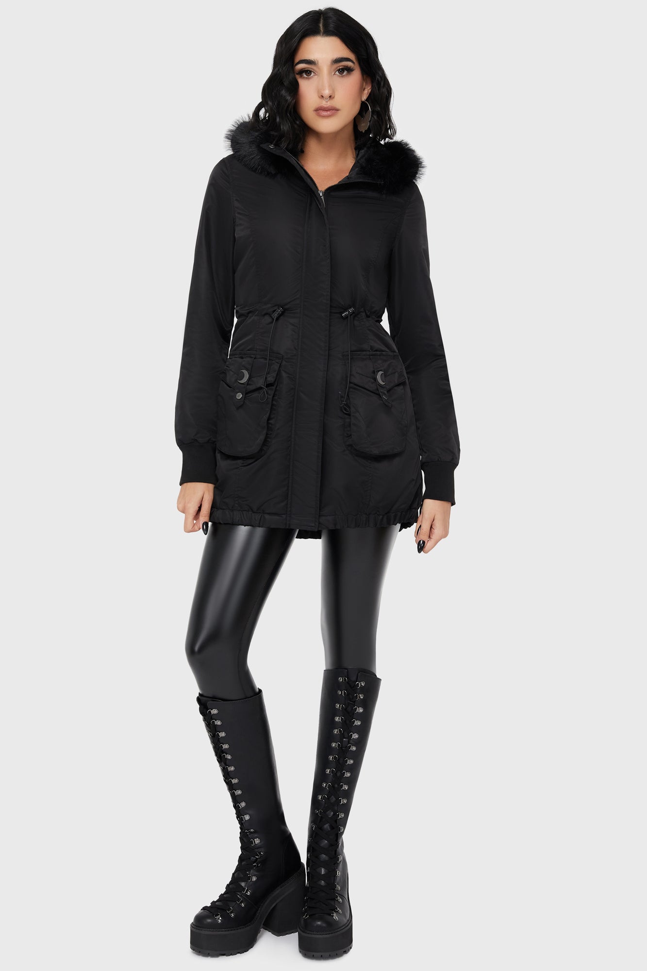 Lunar Eclipse Parka Jacket Killstar