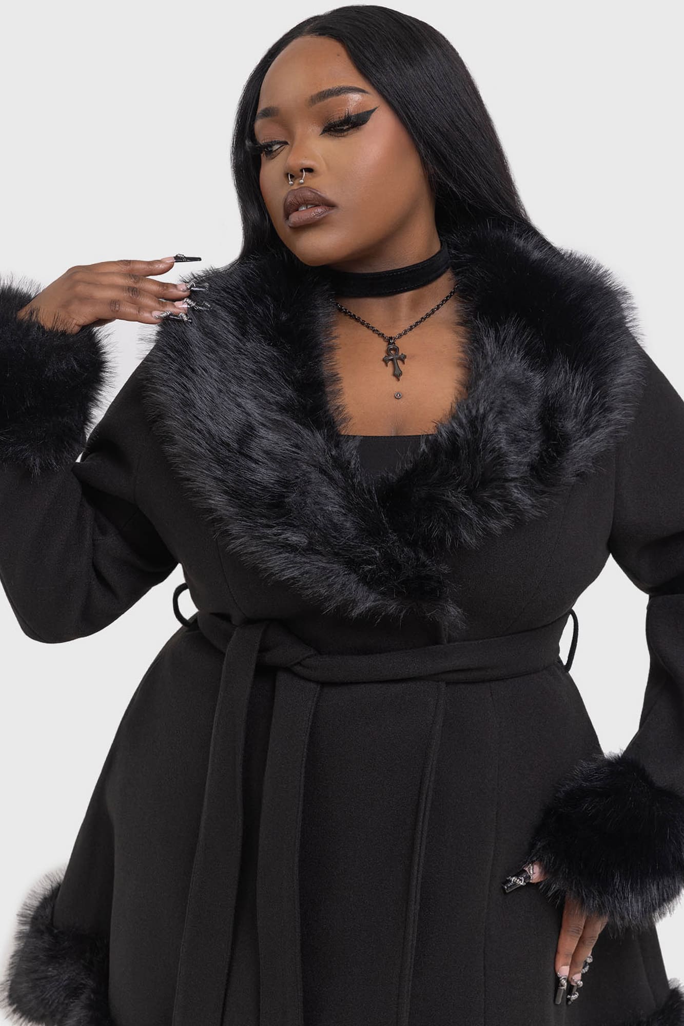 Almost Mayhem Coat Killstar