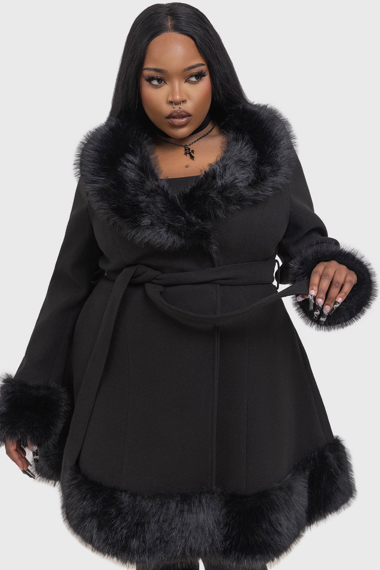 Almost Mayhem Coat Killstar