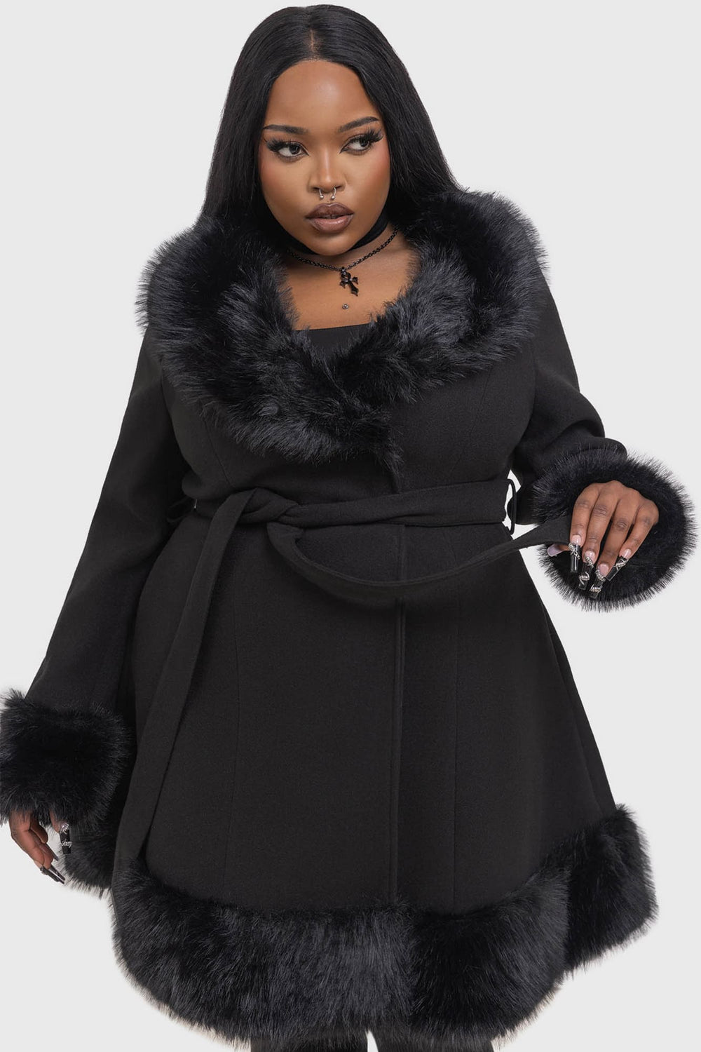 Almost Mayhem Coat Killstar