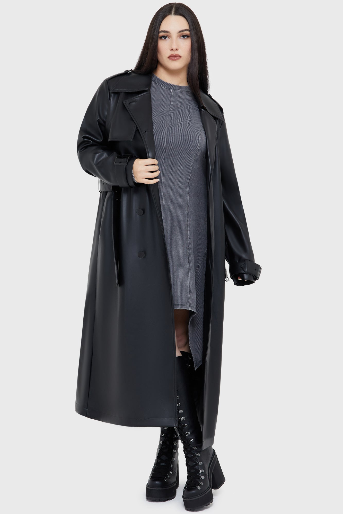 Falling Night Coat Killstar