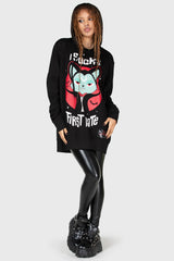 Purrrfect Pairing Hoodie Killstar